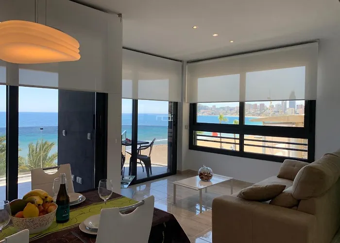 De Lujo En Primera Linea De Playa Апартаменты Бенидорм